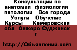 Консультации по анатомии, физиологии, патологии - Все города Услуги » Обучение. Курсы   . Кемеровская обл.,Анжеро-Судженск г.